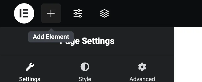 Add new element in Elementor