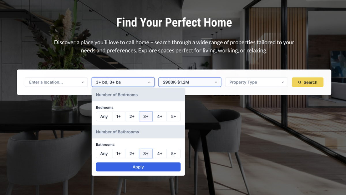 IDX Plugin Search Widgets Dashboard
