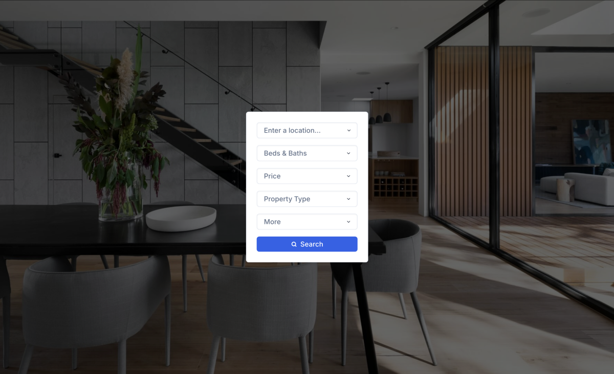 Search V4 Vertical Form widget preview