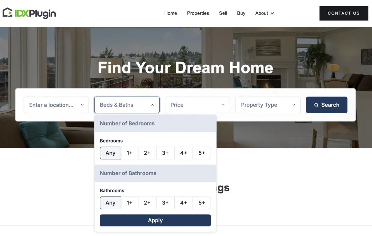 Live search form on a Webflow site