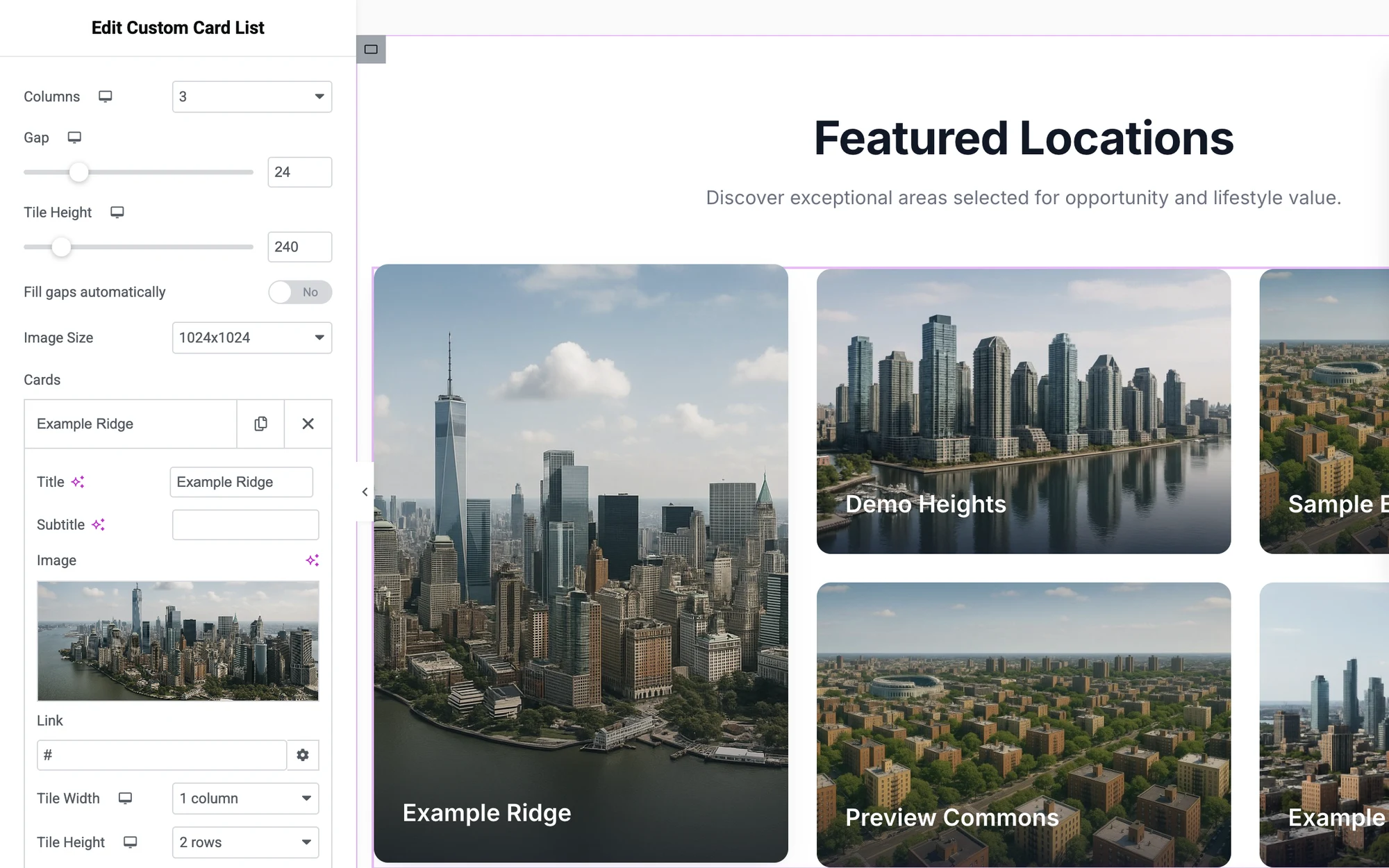 MyHome IDX page open in the Elementor editor